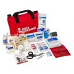 Load image into Gallery viewer, FAO First Responder Kit - 120 piece, Red Cordura Bag w/Handle &amp; Shoulder Strap