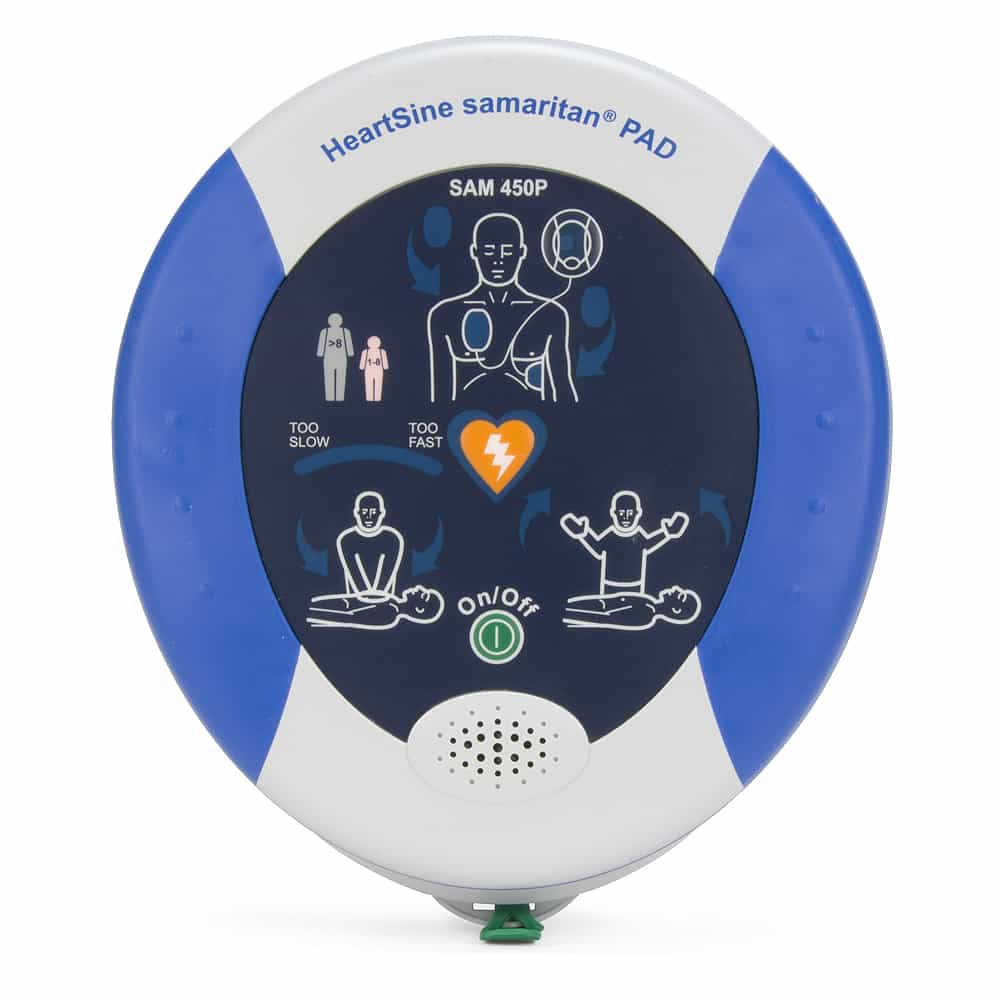 HeartSine Samaritan 450P  SEMI AUTO AED Package