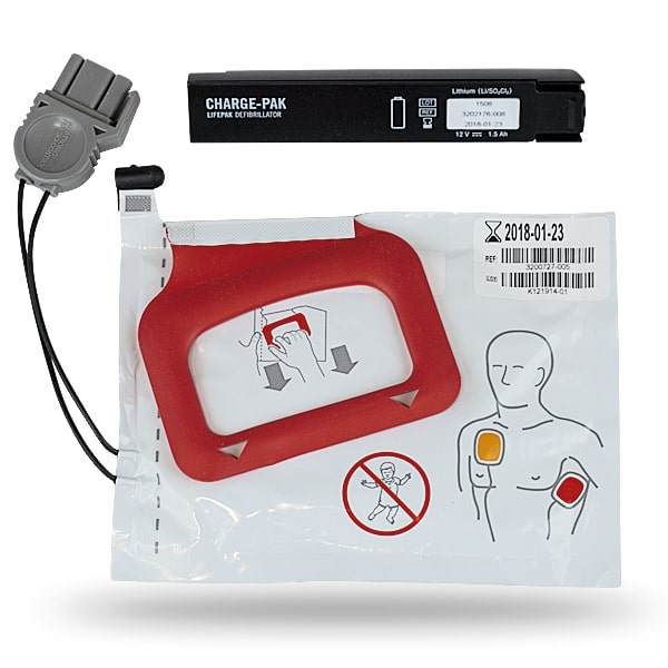 Physio-Control LIFEPAK CR Plus/EXPRESS CHARGE-PAK w/1 set electrode pads